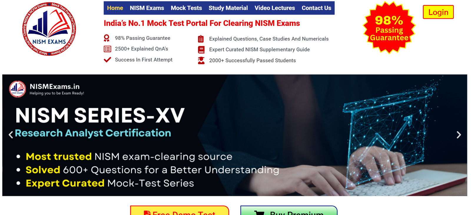 Figital Partner Project - NISM Exams